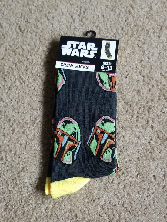 Star Wars Other - Star Wars Boba Fett Crew Socks